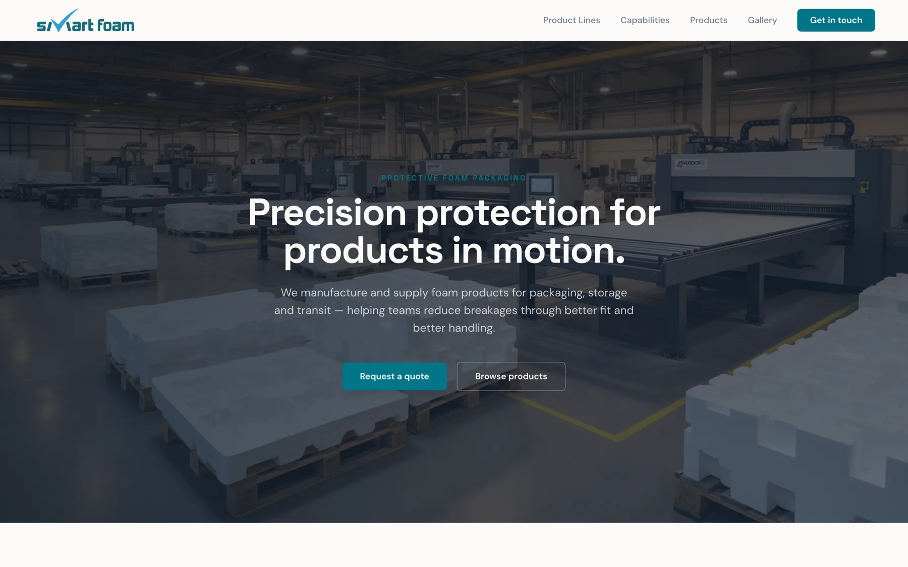 SmartFoam website